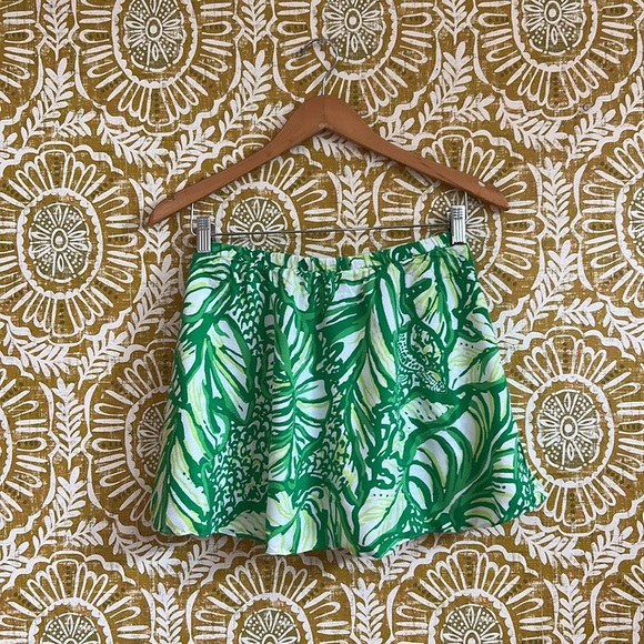 Lilly Pulitzer Ramona Vacation Summer Mini Skort in Toucan Green Coco Loca Sz 0 - Picture 7 of 8